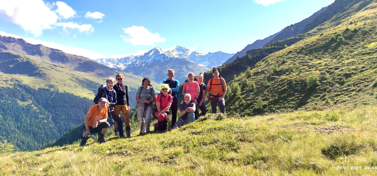 In den Ortler Alpen, auf dem Sentiero della Pace, von Bormio zum Gaviapass